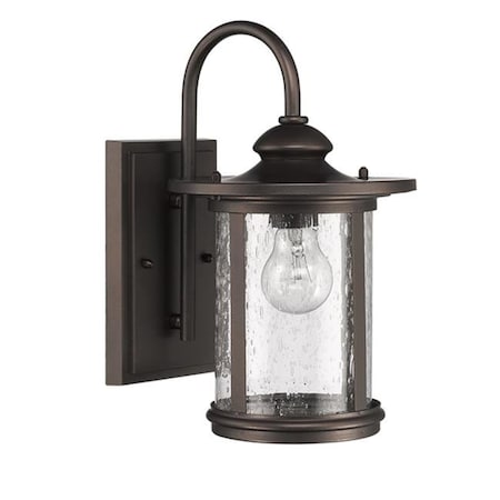 Chloe Lighting Chloe CH22026RB13-OD1 13 in. Lighting Cole Transitional 1 Light Rubbed Bronze Outdoor Wall Sconce - Rubbed Bronze CH22026RB13-OD1